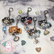 GANTUNGAN Haikyuu Keychain Anime Keychain Cute Hinata Shoyo Kageyama Tobio Kuroo Kenma Merch