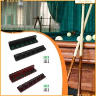 [Ususexa] Pool Cue Rack Hold 6 cues Wall Mounted Stand Cue Rest, Pool Table Rods Organizer for Club,