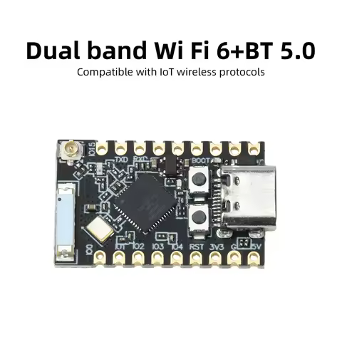 ESP32-C5-N4 WiFi Bluetooth Development Board 2.4G+5G Dual band Low power Development Board External 
