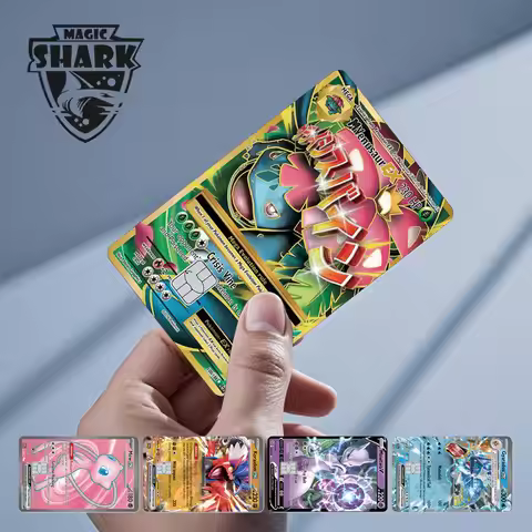 EX Mega Venusaur Charizard Blastoise Rayquaza Mewtwo Dragonite Pokemons PVC Matte Sticker Film Skin 