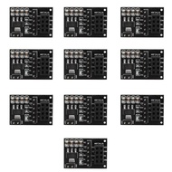 ASHATA NRF24L01+ Adapter, 10PCS 3.3V NRF24L01+ Module Pinboard Socket Adapter Module Board