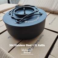 PAYUNG.CAMP Stainless Steel Camping 1.5L Kettle Cooking Pot