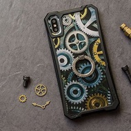 Gear Series│iPhone Xs Max 6.5吋│時空齒輪空壓保護殼-宙斯黑