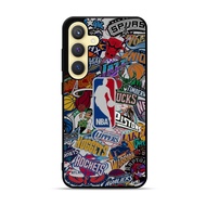 Casing Case Samsung Galaxy S25 5G S25 Plus S25 Ultra NBA Teams DC89