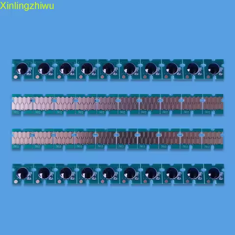 10 sets T7411 T741X-T7414 one time use chip for epson surecolor F6070 F7070 F7170 ink cartridge