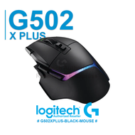 Logitech G502 X PLUS LIGHTSPEED Wireless Gaming Mouse (Black) เมาส์เกมมิ่ง ไร้สาย  มีไฟ RGB สีดำ ของแท้ ประกันศูนย์ 2ปี
