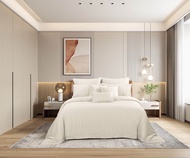 [ราคาโปร] Akemi ชุดผ้าปูที่นอน 6 ฟุต รุ่น TENCEL Accord Dobby