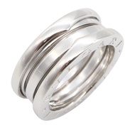 【二手】寶格麗BVLGARI B-zero1 三環戒指 346583 K18WG（白K金）B-zero1 三環戒指 男女通用 二手 A