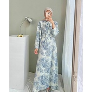 IBUKI PATTERN MIDI DRESS PREMIUMWanita