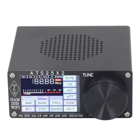 Receiver Full Band Radio Receiver Shortwave Multi Modes with Spectrum Scanning ATS25X2 Radio Receive