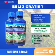 RAFTOMIL 1L PEMBASMI HAMA Obat Wereng Ulat kutu Sundep PESTISIDA Insektisida Bahan aktif Abamektin A