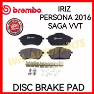 DISC BRAKE PAD (BREMBO) (ORIGINAL) PROTON IRIZ PERSONA 2016 SAGA VVT