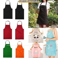 FREEYIO785BH Kitchen Cleaning Apron, PVC Waterproof Chef Apron, Cute Sleeveless Oil Resistant Cookin