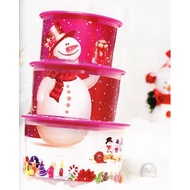 Tupperware Christmas Frosty One Touch Set