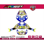 CARGLOSS VR 46 WINTER HELMET DECAL