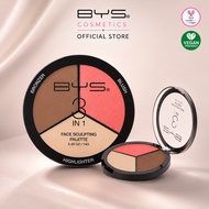 BYS Cosmetics 3-IN-1 Face Sculpting Palette (444) l Fresh Faced