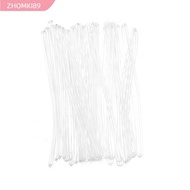 ZHOMKI89 30 Pcs Transparent Plastic, Transparent PVC Luggage Loops Straps, Tags 6 Inch Name Tag Loop