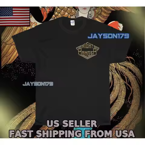 NEW SHIRT NIGHT RANGER GOLD LOGO UNISEX T FUNNY MEN'S SIZE S 5XL