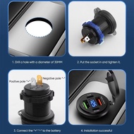 ￼USB Car Charger 3.0 PD Type C Fast Car USB Socket 12V USB Car Charger