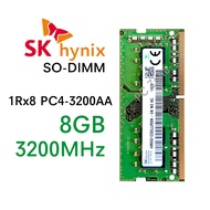 แรมโน๊ตบุ๊ค DDR4 8GB 3200 (SKhynix 8GB 1Rx8 PC4-3200AA) รับประกัน 1 ปี #030