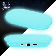Silicone Glow Cover Case for Google TV Streamer 4K 2024 ，Protective Sleeve for Google TV Streamer 4K