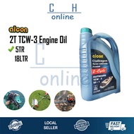 Alcon 5 LTR Outboard Marine Lubricants 2-Stroke 2T TCW3 Engine Oil