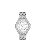 MICHAEL KORS WATCHES Michael Kors Oversized Camille Pavé Sliver-Tone Watch