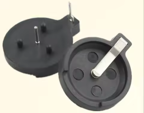 10PCS/LOT BS1620-1 3V pin DIP button battery holder CR1620/CR1616/CR1632 universal battery holder Ba