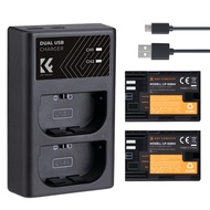 K&F LP-E6NH / LPE6 (2280mAh) Battery Charger for Canon R R5 R6 RII R6II 70D 80D 90D (ประกันศูนย์)