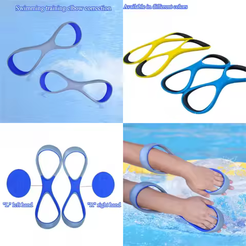 8 Shape Swimming Trainer Forearm Brace Wear Resist Swimming Aid Tool Swim Forearm Fulcrum for Backst