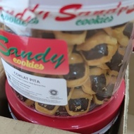 Sandy Cookies Coklat Pita Sandy mini Merah kue kering
