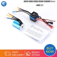 Động Cơ Không Chổi Than Điều Khiển Từ Xa 3650 4300KV 3900KV 3500KV 3100KV Với ESC Không Chổi Than 60