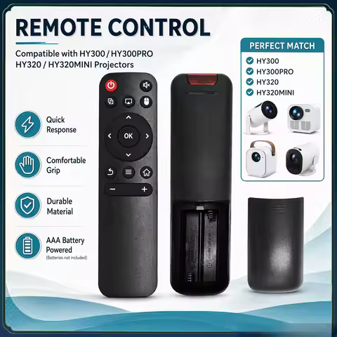 Original Replacement Universal IR Remote Control for HY300 HY300 Pro HY320 HY320 Mini Portable Andro