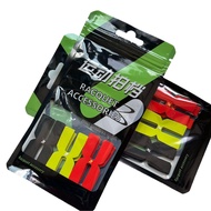 6 Bags Tennis Racket Weighted Sheets 3g Silicone H-Shaped Racket Balance Sheet Racket Head Adjustmen