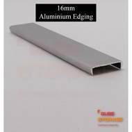 Aluminium Edging Aluminium U Frame 3G Glass Door Frame Cabinet Door 16mm 18mm 19mm  ( Packing 3 pcs 