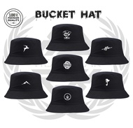 Bucket Hat Pria Dewasa Custom Sablon Tnf Bahan American Drill Halus Bolak Balik 2 Warna