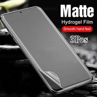 SamsungS25 S25Ultra S24Ultra S23Ultra 3Pcs 800D Matte Frosted Soft Hydrogel Film For Samsung Galaxy 