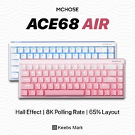MChose Ace68 AIR HE Hall Effect Wired Mode Connection 65% Layout Mechanical Rapid Trigger Keyboard