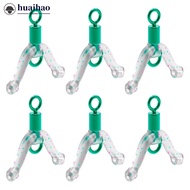 HUAIHAO 10PCS Anti-Winding Unloading Silica Gel Eight Loop Sub Wire Connector High Elastic Fork Fish