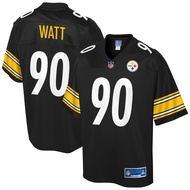 Men's T.J. Watt Black Pittsburgh Steelers Team Player Jersey