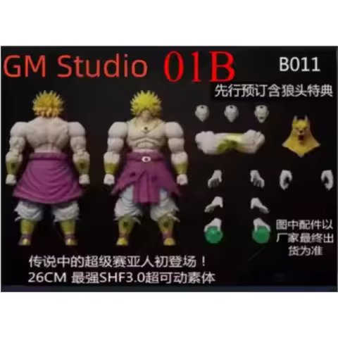 GM Studio 1/1 Replica KO NG Upgrade Edition Delivered on July 30 Dragon Ball SHF3.0 Broly Legend 3 F