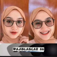 PHOTOCROMIC KACAMATA TRENDY MODEL ZAMAN KINI ANTIRADIASI MINUS REQ MINUS UNTUK PRIA DAN WANITA