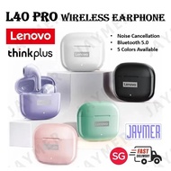 [SG] Lenovo L40 Pro Wireless Earbuds Earphone Bluetooth 5.0 Headset Noise Reduction Compatible Apple iPhone iPad Samsung