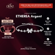 |SILVER 950| 950 Silver Bracelet coated with Etherea Argent CIGNO Platinum