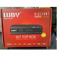 Set Top Box Penerima Tv Luby 02 Dvbt2 + Antena Tv Digital Px Da-20Np
