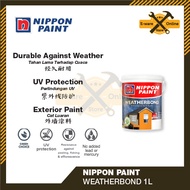 Nippon Paint 1L Weatherbond Exterior Paint - Off White Colour Range