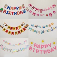 Scene Layout Baby One Year Old Boys Girls Children Photo Props Bunting 6.27