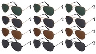 Edge I-Wear 12 Pack Bulk Wholesale Sunglass Men Pilot Aviator Sunglasses Spring Hinge