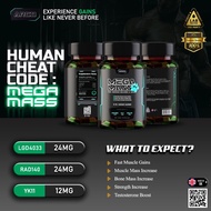 SARMS MEGAMASS Arcosarms [LGD4033 + RAD140 + YK11] 60 Capsules Mixed Sarms - Bulking, Sizing, Mass G
