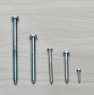 HARGA 1buah // Baut deskrup 5/16 x 6" inci dek sekrup KUNCI 12 ( panjang 15cm ) skrup baot sekerup t
